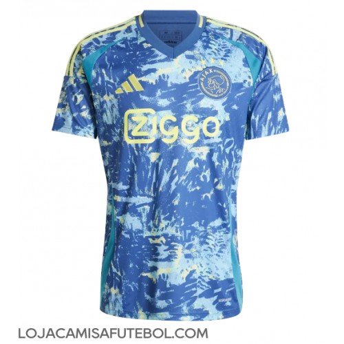 Camisa de Futebol Ajax Equipamento Secundário 2024-25 Manga Curta